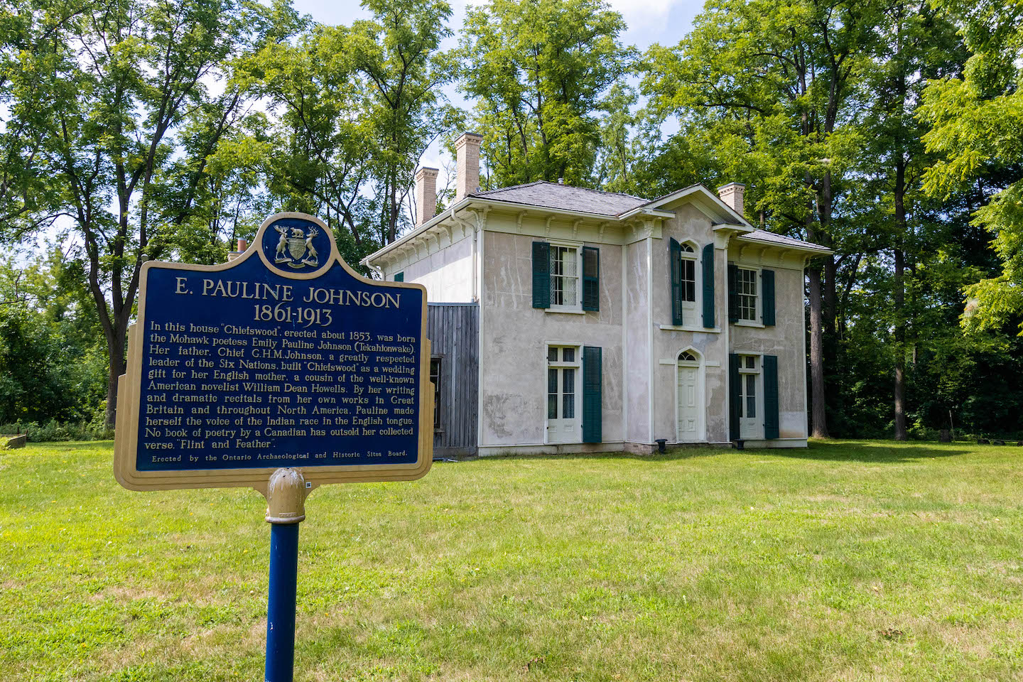 The Childhood Home of Poetess E. Pauline Johnson